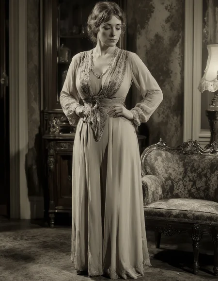 Full body shot  of pretty mature 45yo woman, <lora:1900s_Drama_Movie:1>, ArsMovieStill, movie still from a 1900s drama movie, <lora:kobzar:1>