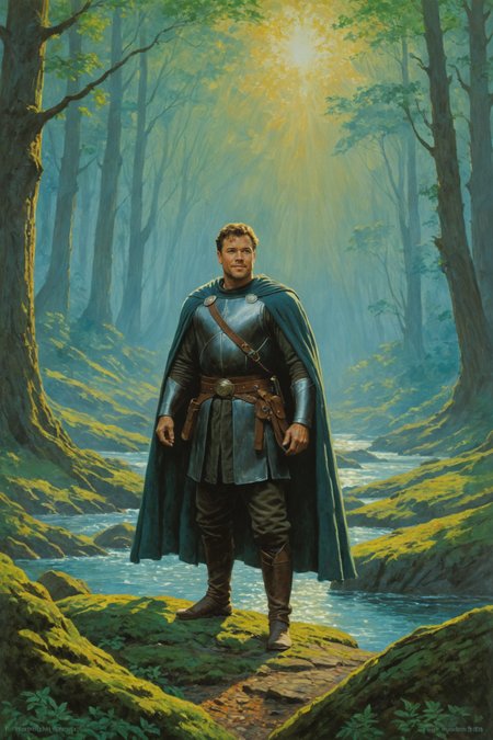 by Ted Nasmith and Aaron Douglas in the style of Sam Spratt,   oil painting <lora:oil_painting_envy_anime:0.60> ,  movie still <lora:juggernaut_cinematic:1.00> _