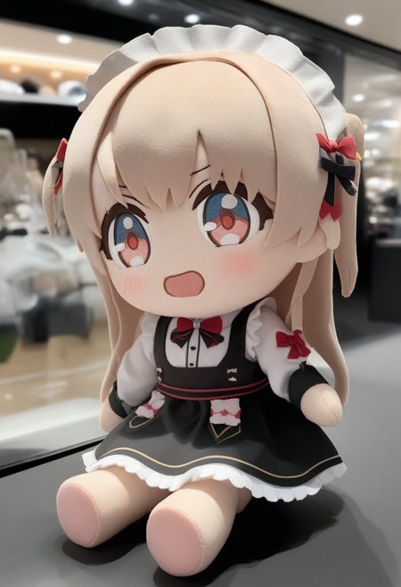 1girl,sincos, ningen mame, toosaka asagi,solo,medium breasts,20yo,maid,maid headdress,
character doll, chibi, sitting, full body, <lora:characterdoll_XL_v1:0.9>
from side, feet out of frame, looking ahead, pink hair, white eyes,annoyed, shopping mall, open mouth, bow-shaped hair,,
best quality, very aesthetic, absurdres