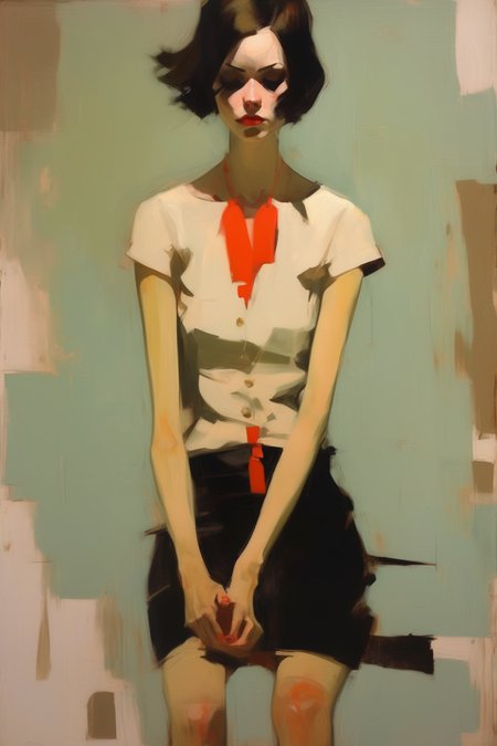 <lora:Euan Uglow Style:1>Euan Uglow Style - Art in the style of Michael Carson