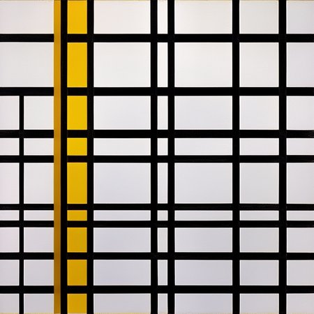 a close-up painting, art by PMondrian