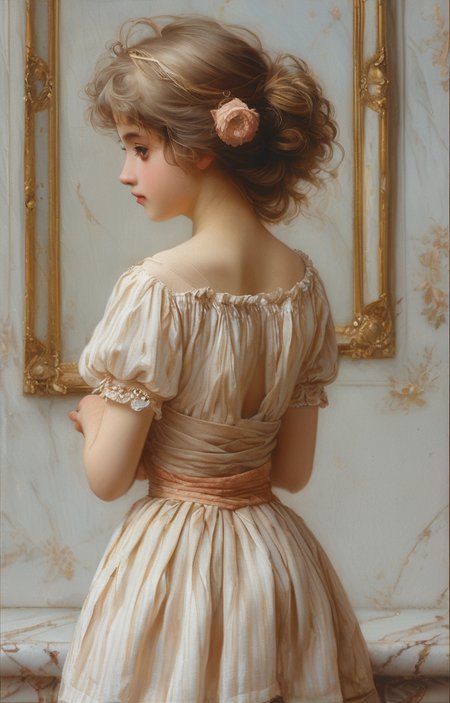 masterpiece,best quality,<lora:tbh202-sdxl:0.9>,illustration,style of william bouguereau portrait of idolmaster cinderella girls,