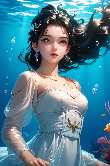 score_9,score_8_up,score_7_up,
<lora:QingYi_Pony:0.8>,black hair,shiny_skin,glamor,
qingyi,underwater,characters,ethereal,serene,bubbles,light rays,aquatic,dreamy,vibrant colors,flowing hair,graceful poses,deep sea,mystical,reflections,