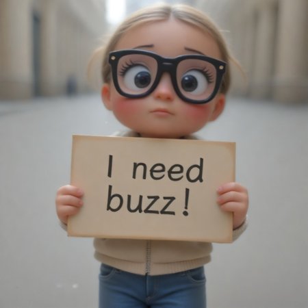 Stable_Yogis_PDXL_Positives, need_buzz, holding sign, Best quality, 1girl, cute girl 25 years old, wetting. She is wetting herself. Dark patch glistening on crotch. She is outside the office completely wet herself. Looking at viewer with pledging eyes, teared up. She is wearing jeans and a suit jacket. 25 year old cute woman, adorable. Chinese Asian young cute model. High resolution. Photo realistic. Extremely detailed face. Extremely detailed eyes. Big eyes. Wearing nerdy glasses while peeing her jeans.