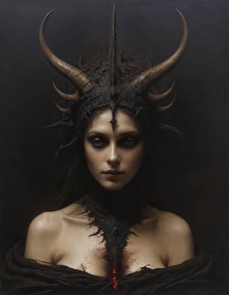 by serge birault,  (infernal but beautiful:1.4), (masterpiece, best quality:1.4) , in the style of nicola samori,
looking at viewer
<lora:epi_noiseoffset2:0.5> <lora:add-detail-xl:1> <lora:xl_more_art-full_v1:0.5>  <lora:NicolaSamori:0.7>