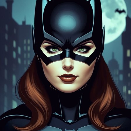 Dark Fantasy Art of (Cinematic Film stock footage style) in (arri alexa style) (Kodak film print style),
 <lora:Batgirl:1>
Batgirl a cartoon picture of a sexy batgirl, dark, moody, dark fantasy style