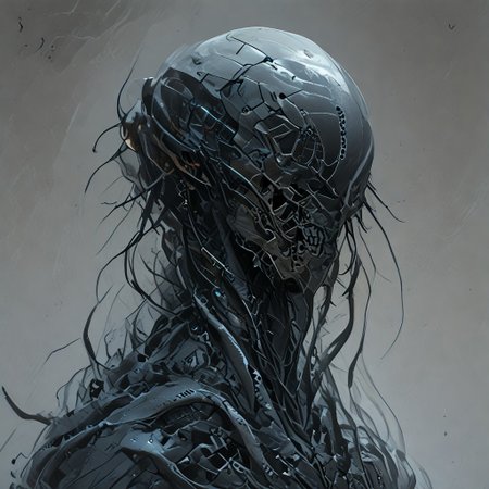 score_9, score_8_up, score_7_up, best quality, robot man, solo, mcnm, tactical helmet, teeth parts, yellow Streamlined tactical armor, armor made of snake scales, snake scales,
snake_hybrid, snake scale patterned, standing, complementary color background, mix of colors psychedelic background,SCLPT, sculpture style,realistic,snake_hybrid.marble skin,armor made of snake scales