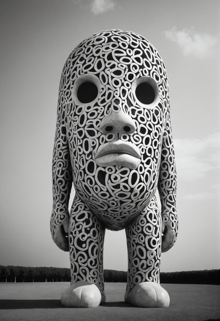 monster,Alex Howitt,Jaume Plensa,front view, <lora:add-detail-xl:1>