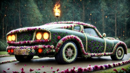 cinematic film still cinematic film still (snake:1.1), A vibrant 3D render of a multi-flower  arrangement, bursting with exaggerated, oversized blooms in a whimsical, fantastical setting, crafted with intricate details in Unreal Engine, Octane Engine, or Vray, evoking a sense of wonder and excitement, as if plucked from a Pixar film, illuminated by a dramatic ring light, radiating an electrifying aura, in a kaleidoscope of colors, featuring hot pinks, electric blues, and sunshine yellows, with delicate petals and leaves glistening with dew, against a soft, (BLACK:2.0) (FIRE:1.9) gradient background that gradates from soft peach to pale lavender. ImgFixerPre0.3 negativeXL_D <lora:add-detail-xl:1> <lora:Flower_Style:1> <lora:more_details:1>, A futuristic car, rendered in lush digital art, showcases a sleek, aerodynamic design with curved lines and sharp angles, evoking a sense of high-speed velocity. The metallic  body glimmers in the light, accentuated by neon  accents that pulse with an otherworldly energy. The wheels, a mesmerizing blend of chrome and carbon fiber, appear to rotate in mid-air, as if defying gravity. Against a backdrop of deep, electric blue, the car seems to embody the essence of innovation and progress, transporting the viewer to a world of tomorrow. ImgFixerPre0.3 <lora:more_details:1> . shallow depth of field, vignette, highly detailed, high budget, bokeh, cinemascope, moody, epic, gorgeous, film grain, grainy, A vibrant 3D render of a multi-flower  arrangement, bursting with exaggerated, oversized blooms in a whimsical, fantastical setting, crafted with intricate details in Unreal Engine, Octane Engine, or Vray, evoking a sense of wonder and excitement, as if plucked from a Pixar film, illuminated by a dramatic ring light, radiating an electrifying aura, in a kaleidoscope of colors, featuring hot pinks, electric blues, and sunshine yellows, with delicate petals and leaves glistening with dew, against a soft, gradient background that gradates from soft peach to pale lavender. ImgFixerPre0.3 negativeXL_D <lora:add-detail-xl:1> <lora:Flower_Style:1> <lora:more_details:1>, A futuristic car, rendered in lush digital art, showcases a sleek, aerodynamic design with curved lines and sharp angles, evoking a sense of high-speed velocity. The metallic  body glimmers in the light, accentuated by neon  accents that pulse with an otherworldly energy. The wheels, a mesmerizing blend of chrome and carbon fiber, appear to rotate in mid-air, as if defying gravity. Against a backdrop of deep, electric blue, the car seems to embody the essence of innovation and progress, transporting the viewer to a world of tomorrow. ImgFixerPre0.3 <lora:more_details:1> . shallow depth of field, vignette, highly detailed, high budget, bokeh, cinemascope, moody, epic, gorgeous, film grain, grainy