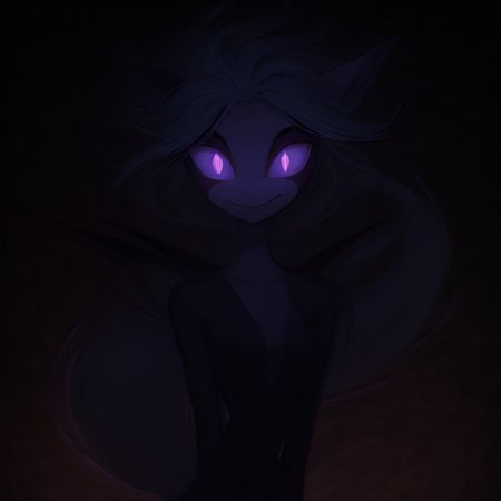 wisp,
1girl, solo,portrait,face detail,long flowing tail, elegant bat-like wings, glowing eyes, slender and graceful silhouette, soft glowing aura, mysterious smile, windblown hair, twilight setting, otherworldly beauty.,
masterpiece, best quality, amazing quality, very aesthetic, absurdres,  newest, 
epic detailed backround (volumetric lighting), 
 ,<lora:wisp_illustrious:1>,