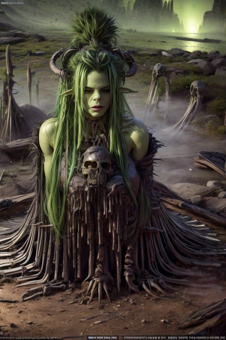 realistic analog photo, award winning photo, 
<lora:more_details:0.7> 
  <lora:Alyson:0.75> 1girl,  25 years old, Bestface1
 <lora:OrcWarrior:0.75> orcw, green colored skin, tusks, dreadlocks, 
<lora:edgBonesv1:0.75> wearing edgBones, dress with skeleton bones, dress with skeletal bones, bones,
  <lora:Evil:0.75> evilrealm, foggy wasteland, curde watchtower, 
,
high-quality, crisp, sharp, professional-grade, high-resolution, fine detail, accurate colors, low noise, fast shutter speed, wide dynamic range, precise focus, RAW, highres, 8k, uhd, High Dynamic Range, tonemapping, crisp details,