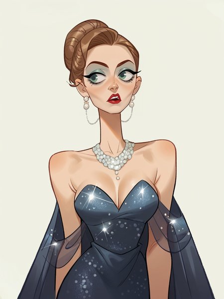 score_9, score_8_up, score_7_up, score_6_up, score_5_up, <lora:kangyannanXLP:0.8> kangyannan, white background, 1girl, evening gown,