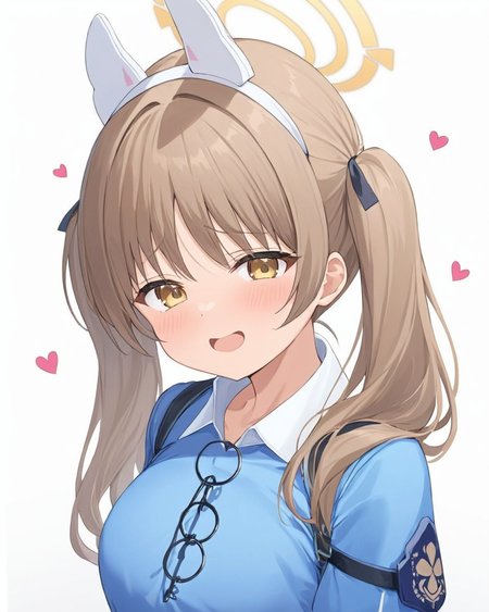 moe \(blue archive\), grenade, 2girls, heart, halo, blush, twintails, white_background, heavy_breathing, hair_ornament, long_sleeves, open_mouth, solo_focus, simple_background, white_hairband, mouth_drool
<lora:moe_(blue_archive)_image1188_2023-11-28-000014:1>halo. gorgeous,key visual, vibrant, studio anime,award-winning, professional, highly detailed,high budget, cinemascope