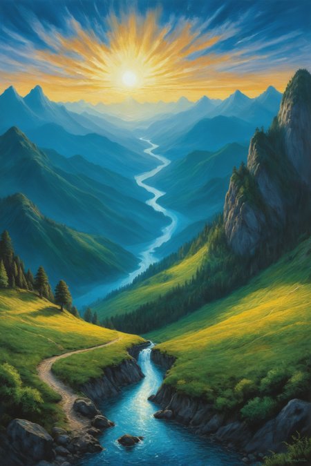fantasy, oil painting <lora:oil_painting_envy_anime:0.60> , ,  landscape  ,by David Wiesner and Emil Ferris in the style of Sam Spratt and Virgil Finlay <lora:more_art:0.35> <lora:RMSDXL_Enhance:0.50> <lora:RMSDXL_Creative:0.50> <lora:RMSDXL_Photo:0.50> <lora:RMSDXL_Darkness_Cinema:0.50> <lora:clothing_slider:1.50> <lora:great_lighting:1.50> <lora:aesthetic:1.50> <lora:looking_at_viewer:1.50> <lora:photorealistic_portrait_v2:0.25> <lora:attractive_v2:0.15> <lora:extremely_detailed_v2:0.25> <lora:add_detail:0.25> <lora:perfect_eyes:0.25> <lora:perfect_hands:0.50> <lora:midjourney:-0.15>