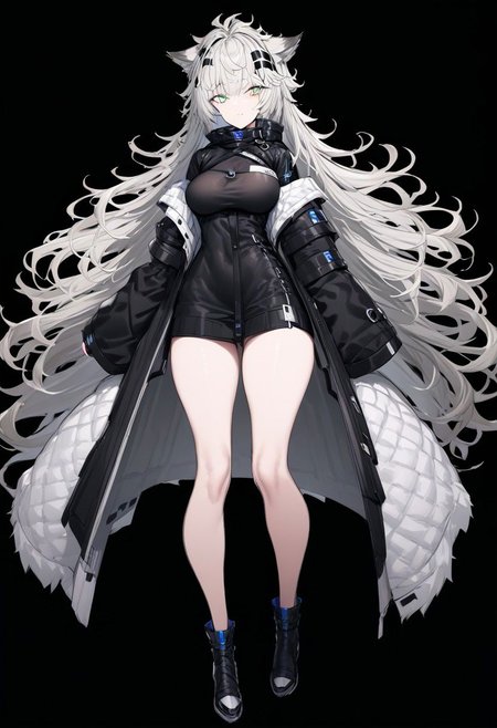 masterpiece, best quality, ultra-detailed, beautiful, nai3, 1girl, solo, full_body, tachi-e, 
lappland_\(arknights\),