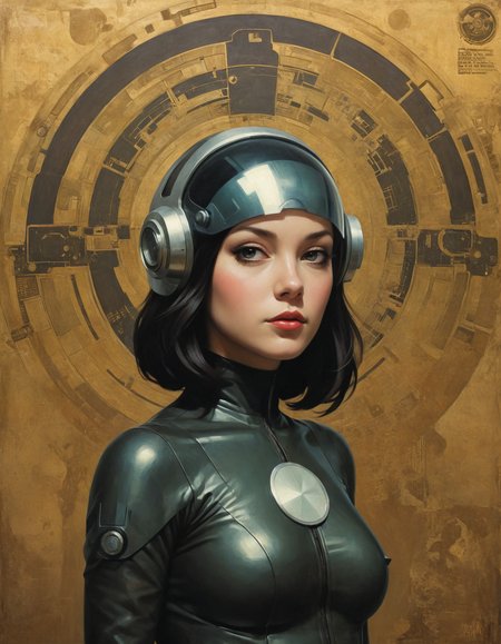 by Aaron Jasinski  and Adam Hughes, (retro futurism , digital art but extremely beautiful:1.4), (intricate details, masterpiece, best quality:1.4) ,
Digital art, concept art, illustrative, painterly, matte painting, highly detailed, digital art, , looking at viewer, dynamic pose
<lora:add-detail-xl:1> <lora:xl_more_art-full_v1:0.5>  <lora:NicolaSamori:0.5> in the style of nicola samori <lora:looking_at_viewer:2>