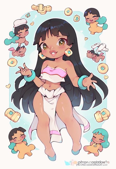 score_9, score_8_up, chel, cartoon, el dorado, digital art, highly detailed, zPDXL