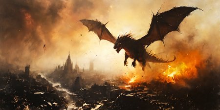 hyperdetailed picture of a warrior fighting a giant evil dragon fly in a sky:1,in city on fire:0.6,giant spread wings:0.5,evil dragon roaring and shouting:0.8,fly beyond passers-by running away,Collapsed and burned buildings cityscape in the background,A city at war,apocalyptic atmosphere,
An oppressive atmosphere,Great visual impact,Fisheye lens:0.6, Upward angle of view:0.8,hero view,Cinematic scene,slight motion blur,
in a  dungeons and dragons theme art style,4K,huge filesize,photo,real,HD landscape/scenery,realistic,many details,extreme detailed,full of details,Wide range of colors,high Dynamic,action pose,
<lora:add-detail-xl:1>,<lora:xl_more_art-full_v1:0.5>,<lora:dungeons_and_dragons_xl_v3:0.3>,advntr,<lora:glowneon_xl_v1:0.35>,<lora:great_lighting:0.5>,<lora:Desolation:1>,<lora:NicolaSamori:0.8>,<lora:Classic Western Dragons XL:0.35>,