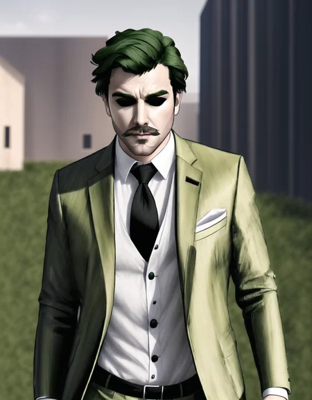 <lora:slimeTutorial_beetlejuice:.8>Slime Tutorial, Alex Brightman as Beetlejuice, 1boy, male focus, solo, (masculine), moth girl, moth boy, moth wings, neck fur, antennae, <lora:mothGirlsLycoris_v10:.9>, green hair,(masterpiece, best quality, ultra-detailed, highres, male focus), perfect face, side lighting, lustrous skin,(bloom), (shine), lighting, ray tracing, male focus, necktie, facial hair, 1boy, beard, formal, suit, green hair, striped,, bright green hair, mustache, manly, looking at viewer, green necktie, \pants, shirt, jacket, pinstripe suit,depth_of_field, very detailed background, highly detailed background, Masterpiece, Ultra detailed, great composition, (Highest picture quality), (Master's work), depth of field, solo, extreme light and shadow, masterpiece, rich in detail, (highest quality), (masterpiece), (detailed eyes), (handsome) detailed, beautiful detailed eyes,(straight-on), (extremely detailed CG unity 8k wallpaper),(masterpiece), (best quality), (ultra-detailed), (best illustration),(best shadow),perfect lighting , perfect anatomy , vivid colors <lora:duskfallcrewsArtStyle_1:.3>