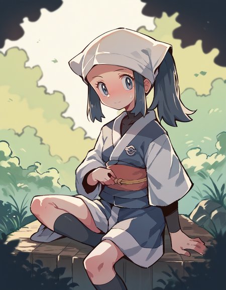 score_9, score_8_up, score_7_up, score_6_up, score_5_up, score_4_up, solo, 1girl, solo,
<lora:Orenji v3:1> orenji, \(Pokemon\) Akari