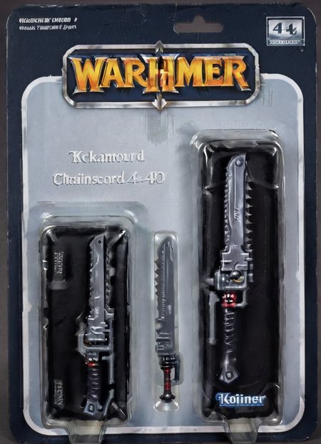 a 40kchainsword in a plastic package with the text "Warhammer 40,000" and "Chainsword"
<lora:Chainsword_-_Warhammer_40000_SDXL:0.8>  <lora:gonza_v2:0.8>