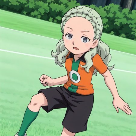 <lora:[Illustrious]Guel(resize):0.85> guel ,  soccer uniform ,