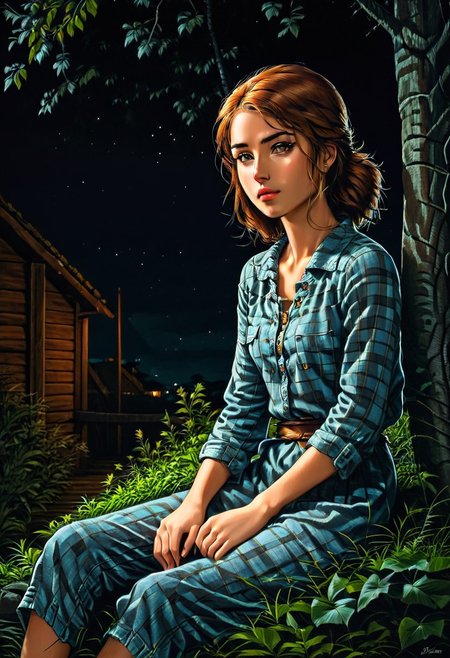 lonely girl, sitting in the dark, <lora:add-detail-xl:1>,  <lora:sd_xl_offset_example-lora_1.0:1>, best quality, masterpiece, HDR, 8K, UHD, soft lighting, crisp, clear, clean, highly detailed, detailed eyes