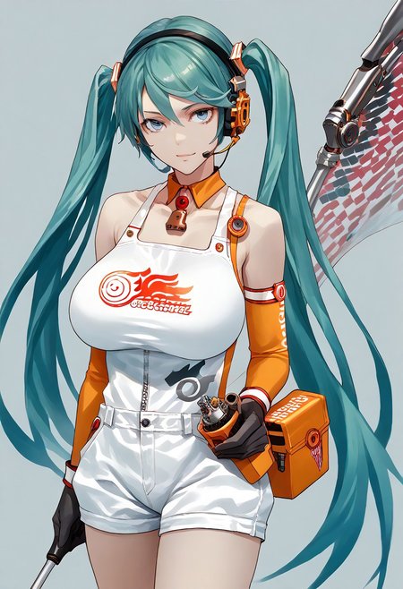 score_9, score_8_up, score_7_up, score_6_up, score_5_up, score_4_up, source_anime, solo, 1girl, 
racingmiku, aaa, huge breasts, 
masterpiece, best quality, very aesthetic, absurdres,