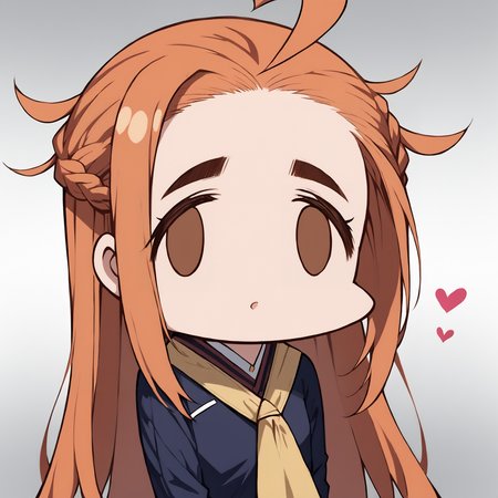 score_9, score_7_up,  source_anime, uncensored, zPDXLxxx, <lora:intricate_details:0.5> intricate_details_xl, gradient background, (blast:1.1) white background,  cowboy shot
1girl, solo, adult, orange hair, cornrows, long hair, hair intakes, heart ahoge,  dark brown eyes, looking at viewer, Halter Top,
<lora:Faces_of_People_FX_Meme_v1.0:1> face of the people who sank all their money into the fx (meme), chibi score_9, score_7_up,  source_anime, uncensored, zPDXLxxx, <lora:intricate_details:0.5> intricate_details_xl, gradient background, (blast:1.1) white background,  cowboy shot
1girl, solo, adult, orange hair, cornrows, long hair, hair intakes, heart ahoge,  dark brown eyes, looking at viewer, Halter Top,
<lora:Faces_of_People_FX_Meme_v1.0:1> face of the people who sank all their money into the fx (meme), chibi