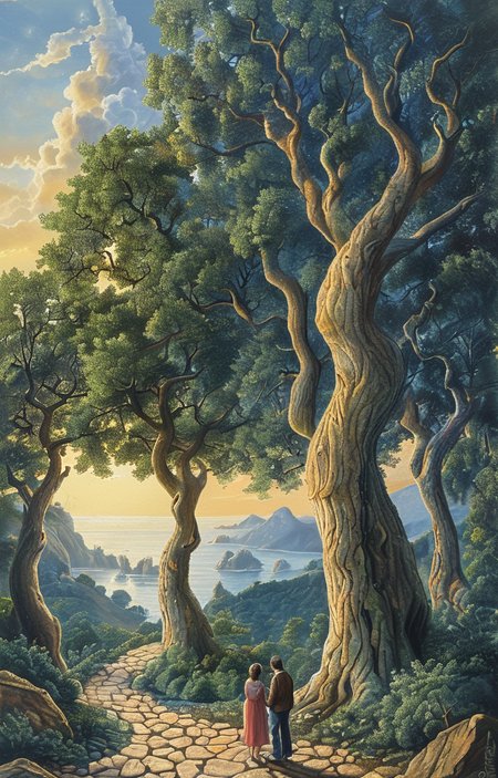 masterpiece,best quality,<lora:tbh277-sdxl:0.9>,illustration,style of Rob Gonsalves, portrait of family