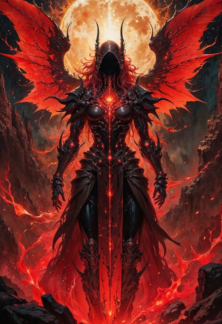 (in Krenz Cushart style:1.2), high-quality, masterpiece, A spectral warrior, her face twisted in a silent scream of rage, the camera capturing every crack in her armor and every flicker of her fiery eyes, The background dissolves into smoke and glowing embers as her gauntleted hand rises just outside the frame gripping an unseen weapon, The focus is on her expression highlighted by the sharp glow of spectral flames around her, high contrast, dramatic close-up, glowing firelight, intense focus, (elaborate fine details:1.1), (elaborately detailed attire with extraordinary elements:1.1), (hyperdetailed:1.1), (intricate details:1.0), (Refined details:1.1), (best quality:1.1), (high resolution:1.2)