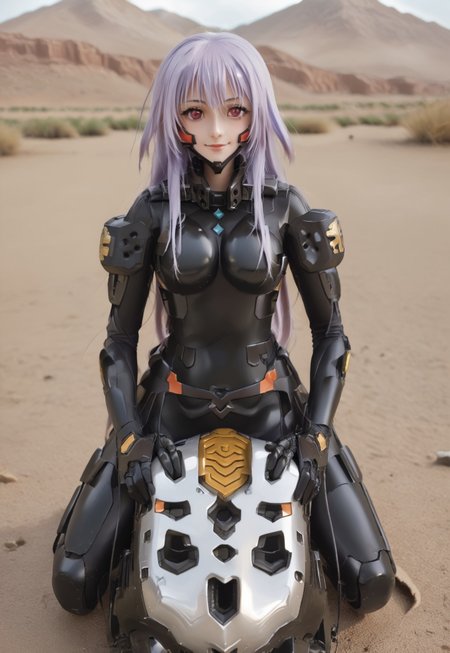 safe_pos, (score_9:0.9),score_8_up,score_7_up,rating_safe,anime style,(zPDXL),(zPDXL3),<lora:The Iris Swordsoul ponyXL v1.1:0.76>,purple eyes,light purple hair,fleurdelis, the iris swordsoul, 2girl, double, smile, closed mouth,  smile, 
schwarzesmarkenfortifiedsuit, pilot suit, impossible bodysuit,red eyes,,desert,schwarzesmarkenfortifiedsuit, pilot suit, impossible black bodysuit, whole body, crawl on all fours, Sexy Pause, 