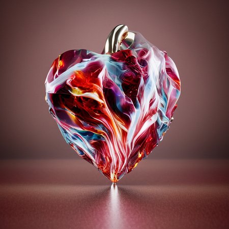 heartart,realistic marble heart  made out of  marble, gems, ruby,  photohelper, render, cgi, 3d, extremely detailed,colored backdrop, technicolor, (Blur Effect:1.2)