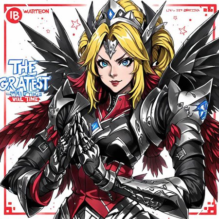 1girl,solo,the greatest waifu of all time illustrated by llbreton,anime style,