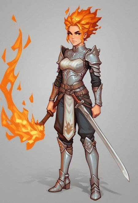 ((bestifacator, holding, black glowing eyes, dynamic pose, long fire hair))
((((full-clothed)))), ((long big sword in hands, sword in hands))
BREAK 
(((((in ruined medieval castle, burned background))))))
score_9, score_8_up, score_7_up, score_6_up, source_cartoon, rating_explicit, Expressiveh, (((((full body))))), dynamic pose