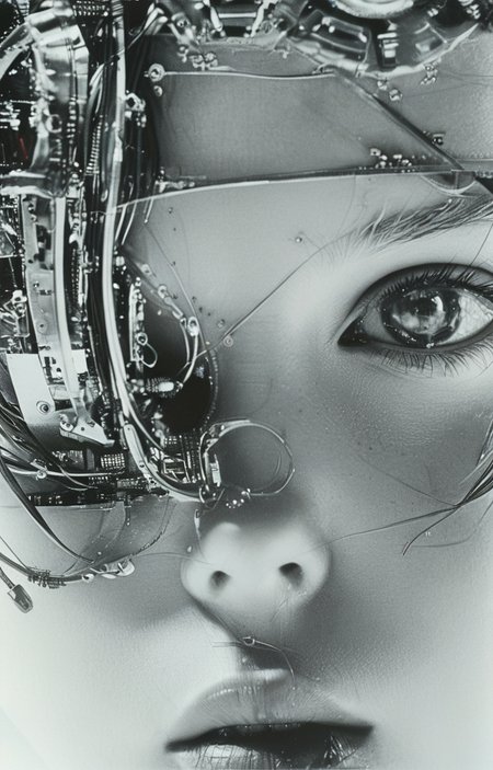 masterpiece,best quality,<lora:tbh155-sdxl:1>,illustration,style of Guido Argentini, tech genius teenage girl