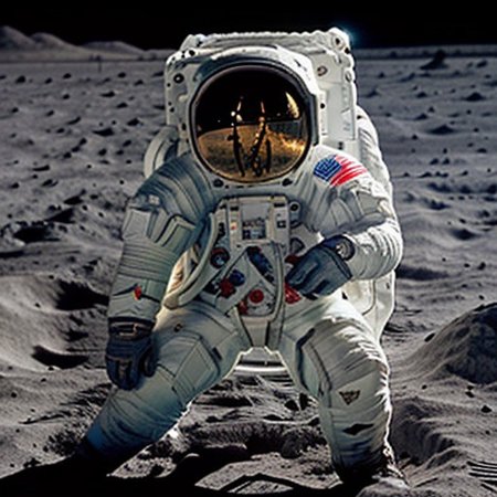 A Cute crystal skull wearing spacesuit helmet, sitting on the moon, holding a piece of pizza, 
spacesuit, FastNegativeV2, fcNeg, cry5t415ku11,