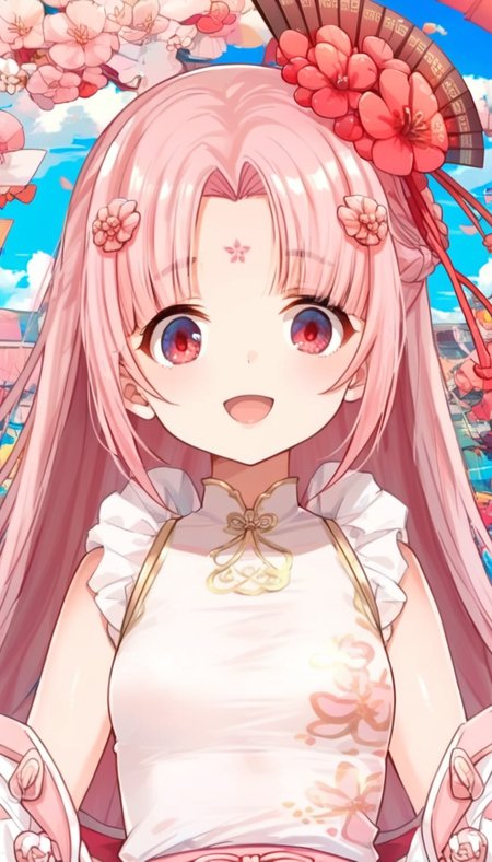score_9,score_8_up,score_7_up,1girl,<lora:sb:1.2>,pink hair,small breasts,long hair,