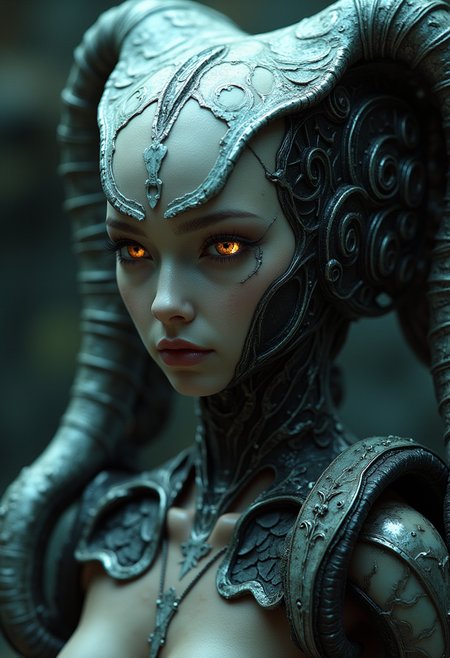 A masterpiece of fantasy style created by the collaboration of H.R. Giger and Range Murata. HD32K, hyperdetailed, best quality. midjourneyv6.1.