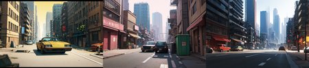 highly insanely detailed, masterpiece, top quality, best quality, highres, 4k, 8k, RAW photo, (very aesthetic, beautiful and aesthetic), bebop cityscape, buildings, radiator, ait conditioning, cardboard box, trash, street, car, <lora:bebopv01:0.3>, 
__lazy-wildcards/dataset/background-color__âââ
