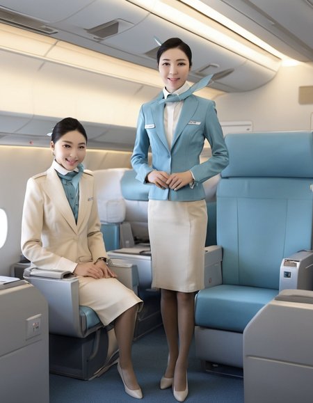 Korean_Air_Stewardess XL