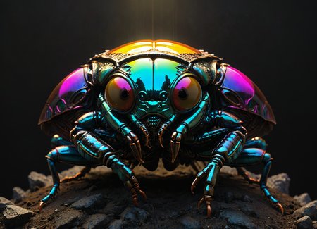 Ombre color scheme of neon blue, neon pink, neon yellow, neon green, neon orange, cinematic photo cinematic photo big eyed alien, Six-Fingered Hands  cicada  dark gray and bronze, online sculpture, naoto hattori, jeremy lipking, dark sky-blue and orange neon glitch, subsurface scattering, Photorealistic, Hyperrealistic, analog style, realistic, film photography, soft lighting, heavy shadow, 35mm photograph, film, professional, 4k, highly detailed  <lora:GigerRainbowXL:0.49> g1h3r, <lora:linquivera:0.38> linquivera, liiv1 <lora:Melting_world:0.36> <lora:envyStarlight_v10:0.8> <lora:fx-monsters-XL:0.36>,, subsurface scattering, Photorealistic, Hyperrealistic, analog style, realistic, film photography, soft lighting, heavy shadow, 35mm photograph, film, professional, 4k, highly detailed