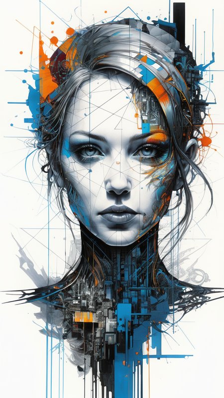 mysterious silhouette woman, by Minjae Lee, Carne Griffiths, Emily Kell, Geoffroy Thoorens, Aaron Horkey, Jordan Grimmer, Greg Rutkowski, amazing depth, masterwork, surreal, geometric patterns, intricately detailed, bokeh,  perfect balanced, deep fine borders, artistic photorealism , smooth,  great masterwork by head of prompt engineering   <lora:add-detail-xl:2>