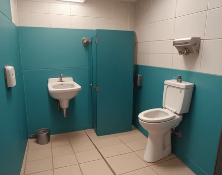 Gas Station Bathroom (Background) (Pony) (AD)