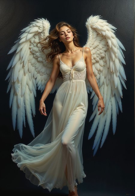 score_9, score_8_up, score_7_up, score_6_up, score_5_up, score_4_up, <lora:OilpaintIMP:1> 0cmtr1g, angel