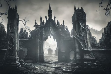 RAW photo, (masterpiece:1.3), subsurface scattering, heavy shadow, (high quality:1.4), (intricate, high detail:1.2), professional photography, HDR, High Dynamic Range, realistic, ultra realistic, photorealistic, high resolution, film photography, ambient lighting, atmospheric effects, <lora:detail_slider_v4:2>, OverallDetail, a male WitchHunter, beard coat, belt, cape, hat, <lora:WitchHunter-10:1>, in front of a sinister portal in an evil landscape, <lora:Evil:0.6>, evilrealm, epiCPhoto