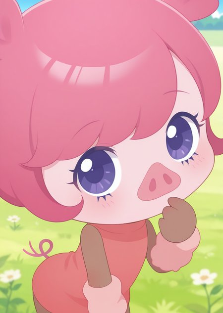 Pig macaron (Show by rock)