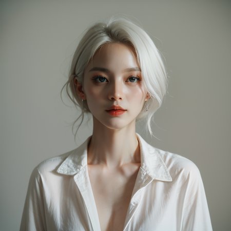 score_9,score_8_up,score_7_up,rim light,available light,Cinematic Lighting,
highly detailed,high budget,masterpiece,best quality,perfect anatomy,very aesthetic,1girl,solo,black background,white shirt,white hair,
<lora:Pony monday-000002:1>,