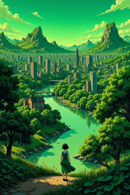 green city beautiful  anime landscape, dusk, woman, very intricate, very detailed, sharp, bright, colorful, <lora:Hand v2:0.5> <lora:Anti-Blur:1><lora:Insane Detail Slider:0.25>  <lora:flux.1_lora_flyway_Epic-detail_v2:0.3> <lora:fluxenhancer:0.25> <lora:ROWER:0.6> <lora:flux-charmer-v1-1:0.4><lora:Vibrantly_Sharp_style_v.5:0.4> <lora:Neurocore Anime Cyberpunk v2.0:1> A digital artwork in the style of cknc, <lora:ck-Neon-Retrowave:0.4> ck-rw, in the style of ck-rw,