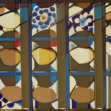 flower sin the style of PMondrian